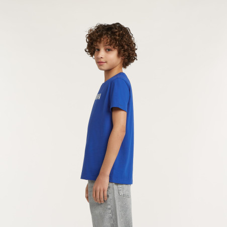 T-SHIRT YAMAHA PADDOCK BLEU 2027 ESSENTIALS ENFANT BRU BLEU