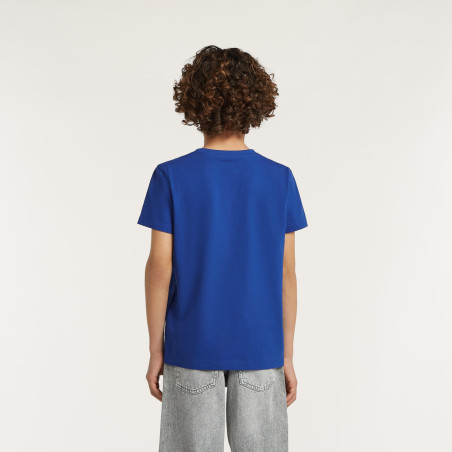 T-SHIRT YAMAHA PADDOCK BLEU 2027 ESSENTIALS ENFANT BRU BLEU