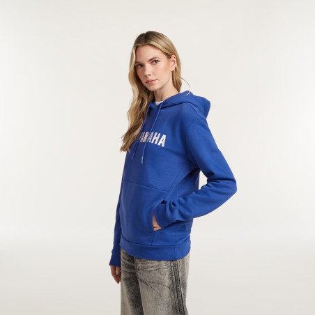 SWEAT A CAPUCHE YAMAHA PADDOCK BLEU 2027 ESSENTIALS UNISEXE SUE BLEU