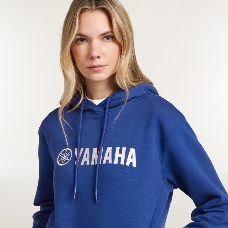 SWEAT A CAPUCHE YAMAHA PADDOCK BLEU 2027 ESSENTIALS UNISEXE SUE BLEU