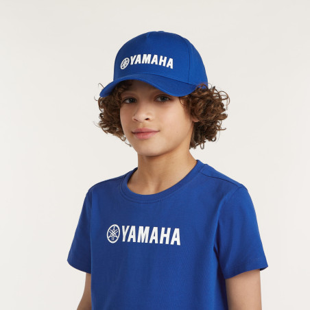 CASQUETTE YAMAHA PADDOCK BLEU 2027 ESSENTIALS ENFANT TEMPE BLEUE