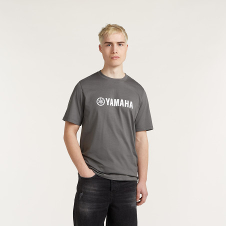 T-SHIRT YAMAHA PADDOCK BLEU 2027 ESSENTIALS UNISEXE CORS GRIS