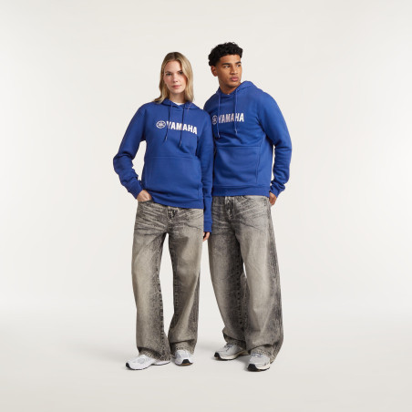 SWEAT A CAPUCHE YAMAHA PADDOCK BLEU 2027 ESSENTIALS UNISEXE SUE BLEU