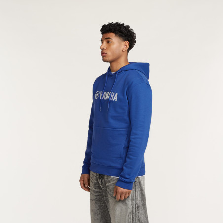 SWEAT A CAPUCHE YAMAHA PADDOCK BLEU 2027 ESSENTIALS UNISEXE SUE BLEU