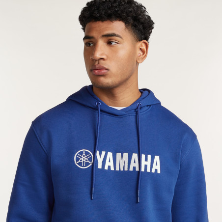 SWEAT A CAPUCHE YAMAHA PADDOCK BLEU 2027 ESSENTIALS UNISEXE SUE BLEU