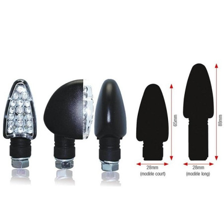 CLIGNO TRIANGLE LEDS NOIR COURT