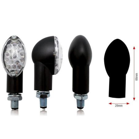 CLIGNOTANTS UNIVERSELS BIHR OVAL LEDS 