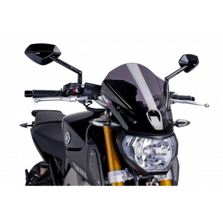 PARE-BRISE NAKED TOURING MT09 FUME FONCE